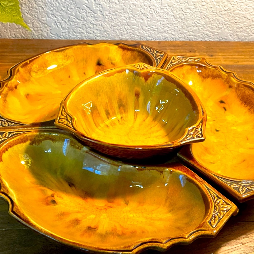 California Pottery Lazy Susan Set